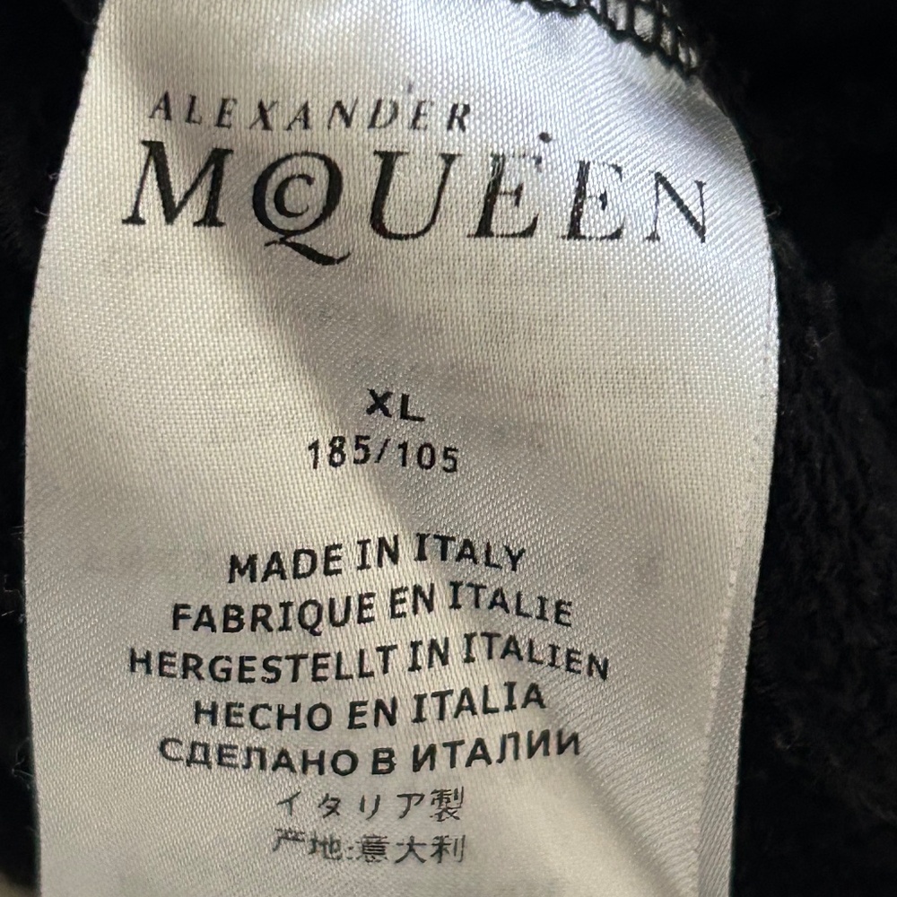 Alexander McQueen Black Track Pants - Picture 5 of 9